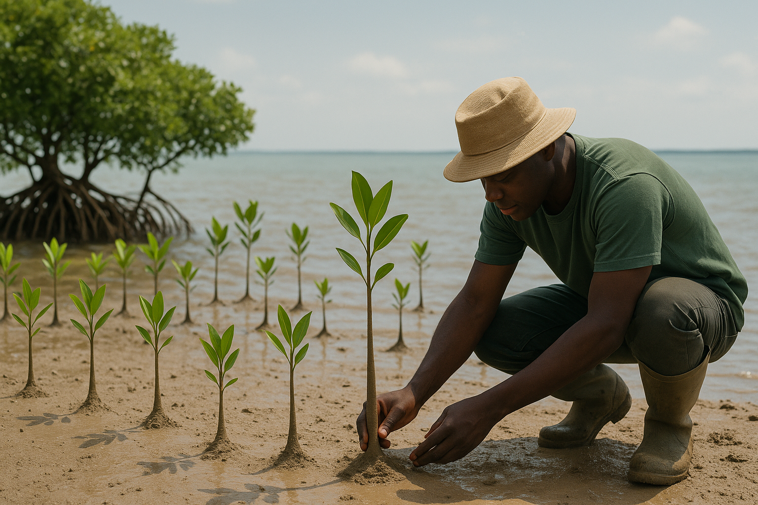 3.Mangrove Restoration: Reviving Coastal Ecosystems